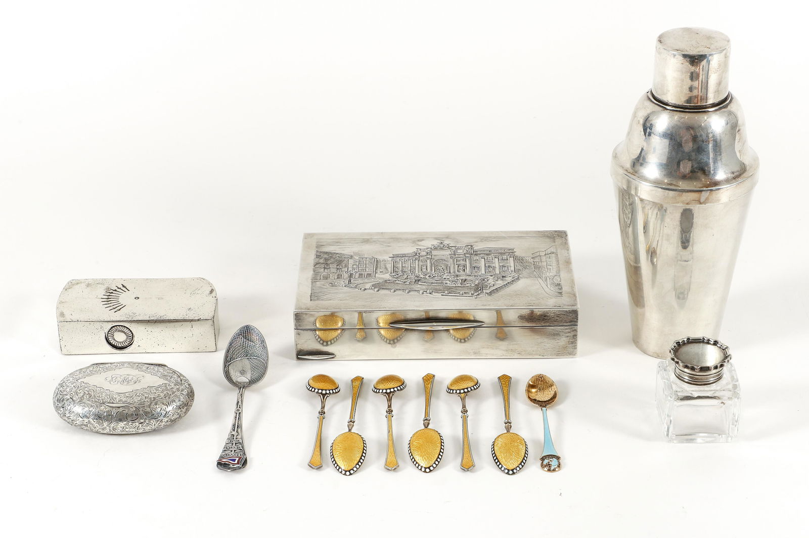 Assorted lot of 13 silver pieces almost all sterling (1 of 20)