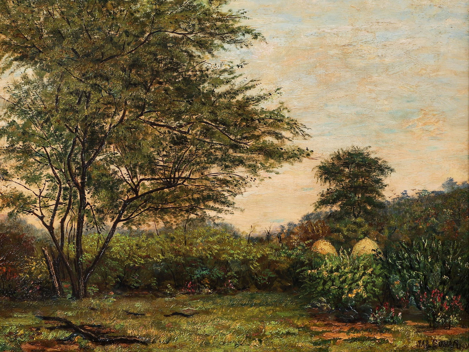 James Bonar Summer Landscape 1904 Oil on Panel (1 of 4)
