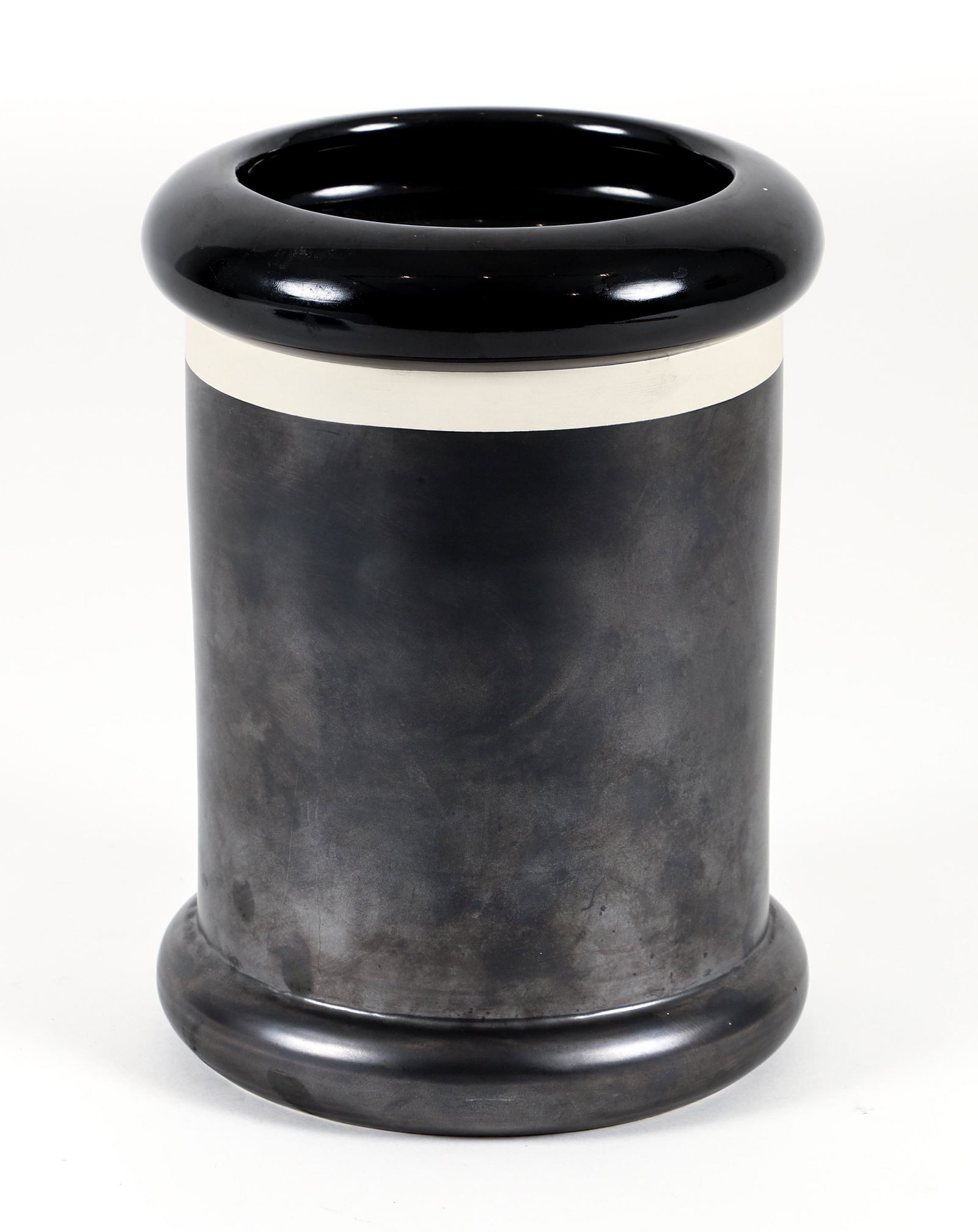 Ettore Sottsass Bitossi Hollywood Black and White Vase (1 of 4)