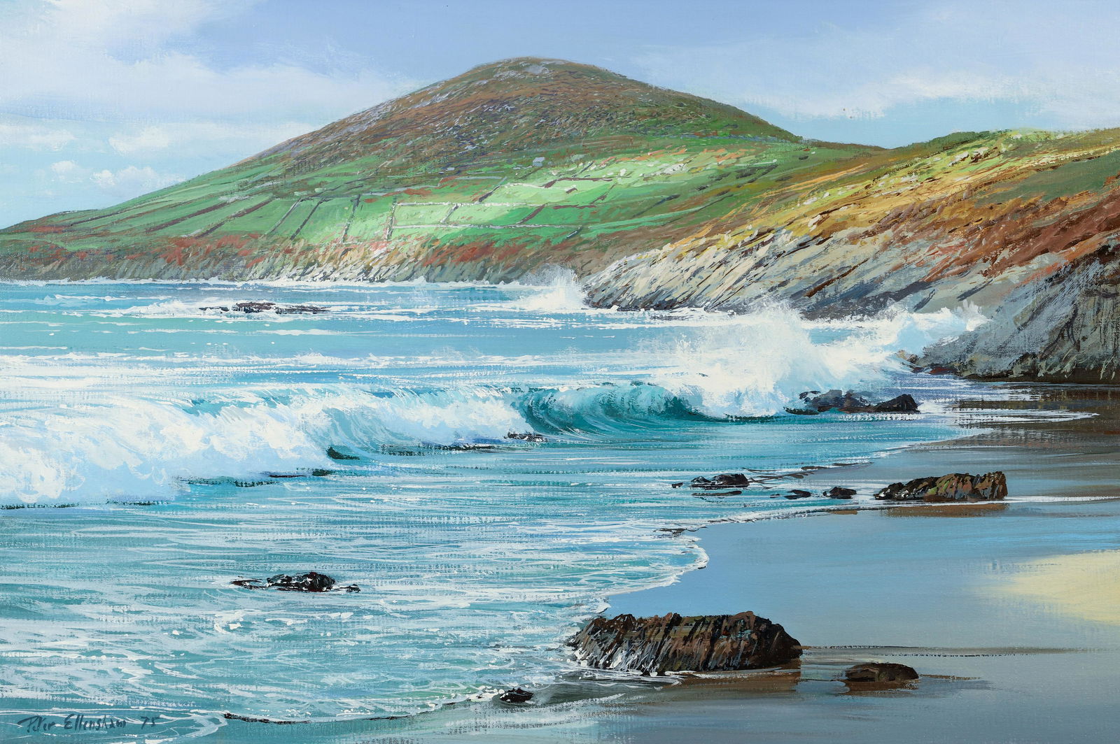 Peter Ellenshaw Hogs Head County Kerry 1975 Oil (1 of 6)