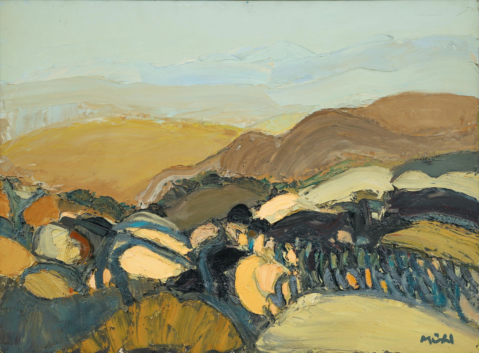 Roger Muhl oil painting Le Luberon (1 of 10)