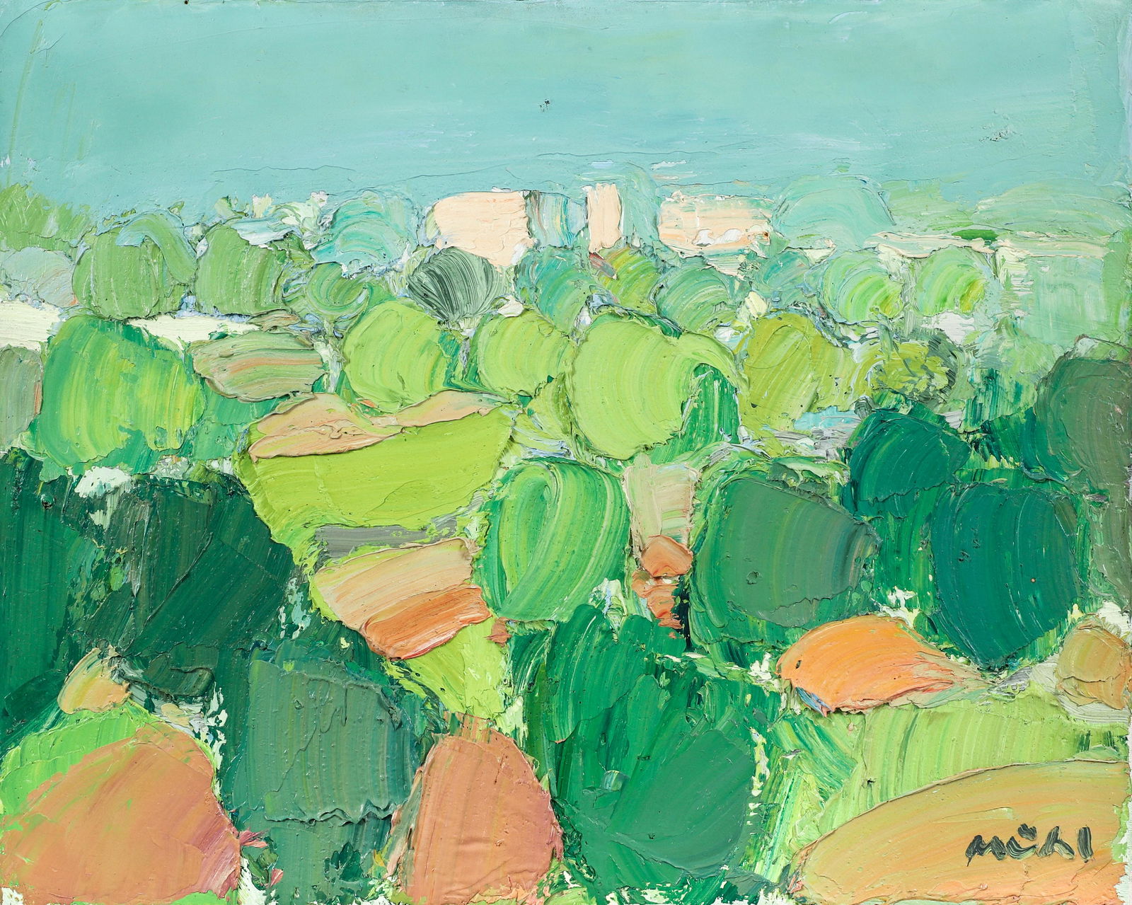 Roger Muhl oil painting Orangers (1 of 10)