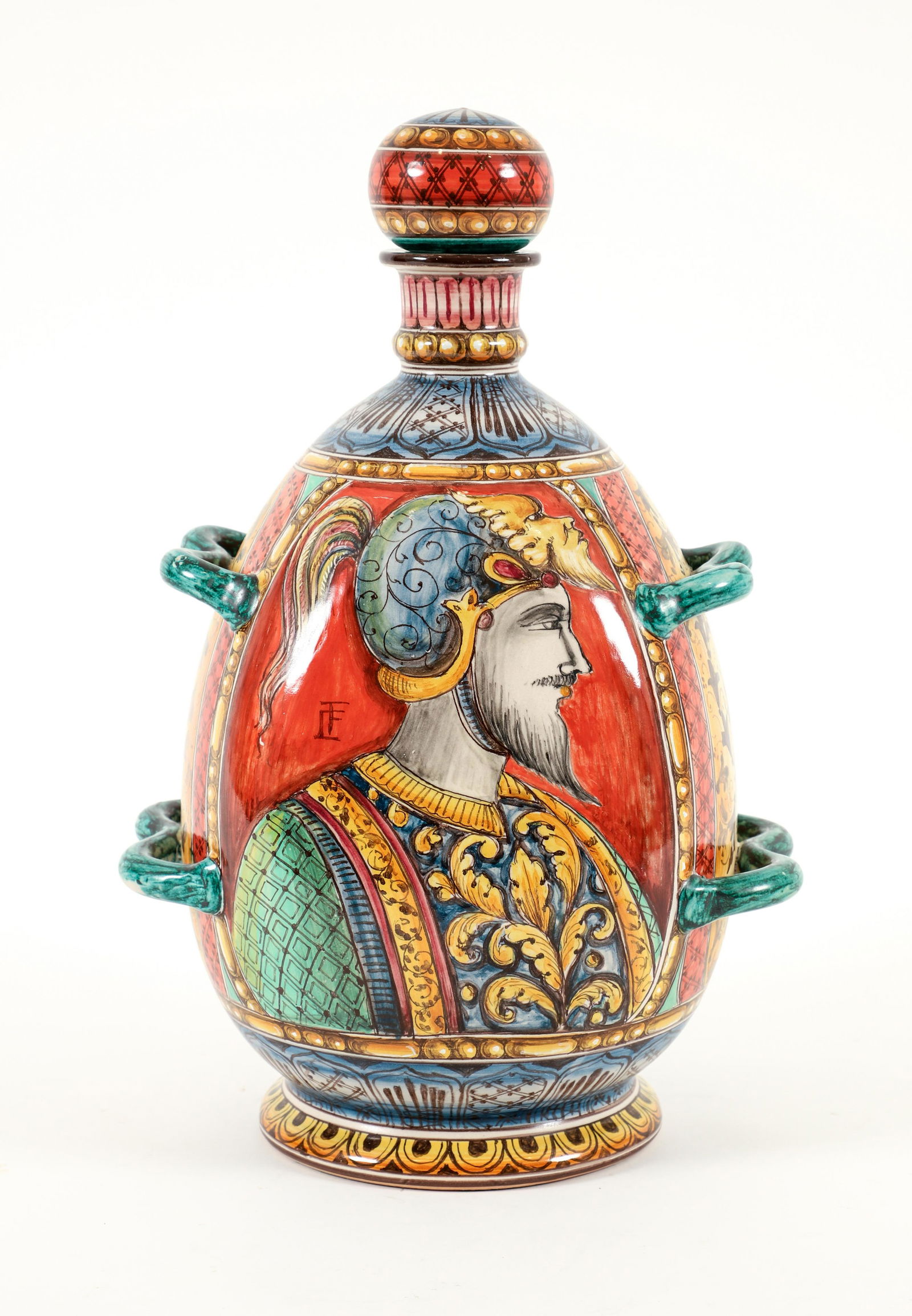 Lamaga S. Stefano C. Lidded Ceramic Vessel  (1 of 8)