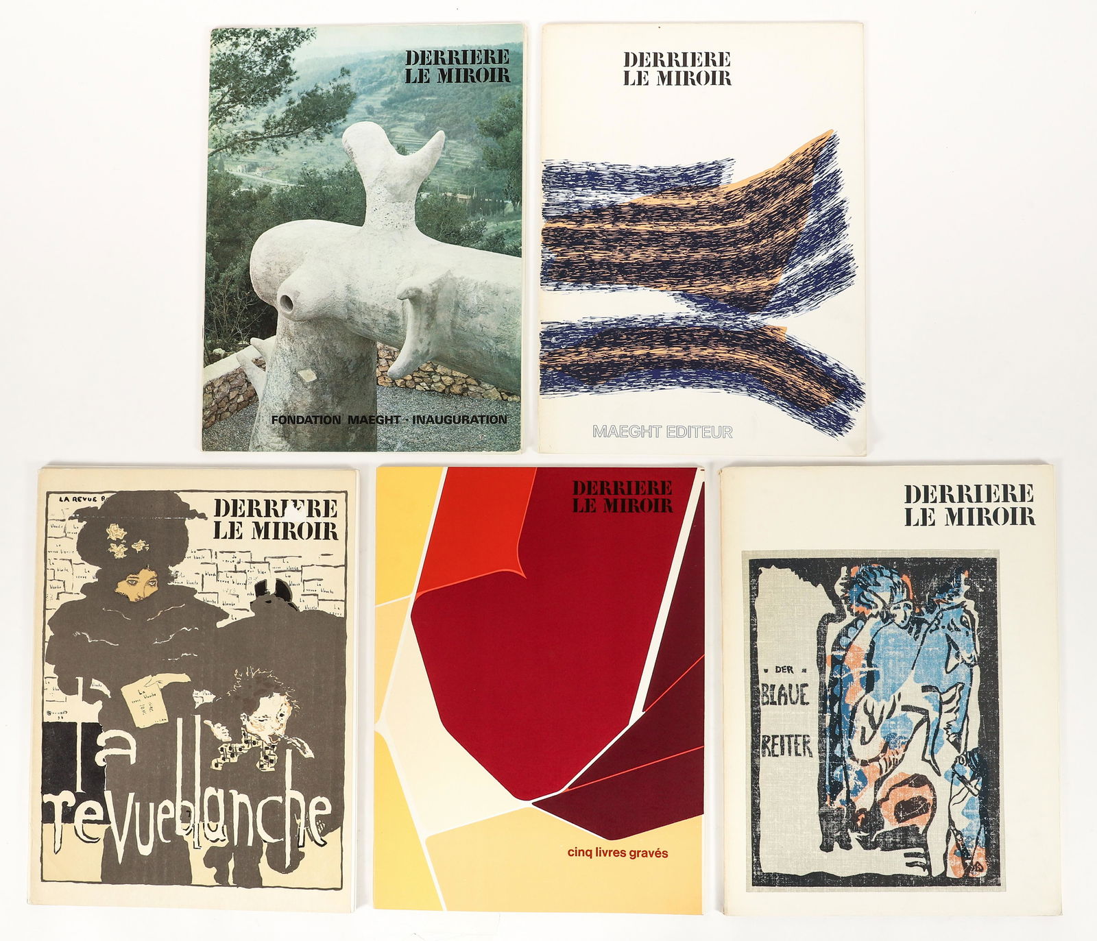 5 issues Derriere Le Miroir with 17 color lithographs (1 of 10)