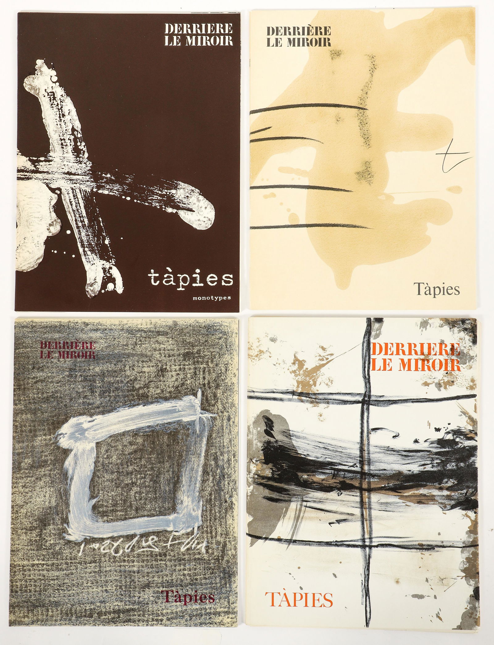 Antoni Tapies 4 Issues Derriere Le Miroir Lithos 1967-1982 (1 of 9)