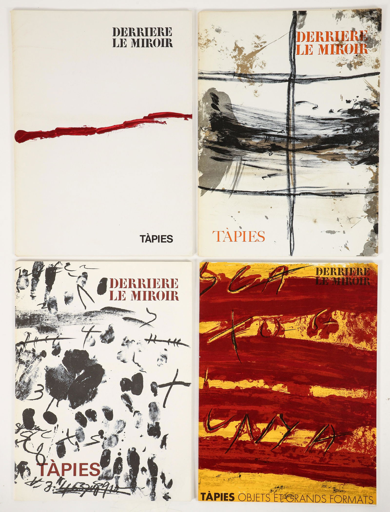 Antoni Tapies 4 Issues Derriere Le Miroir Lithos 1967-1972 (1 of 9)