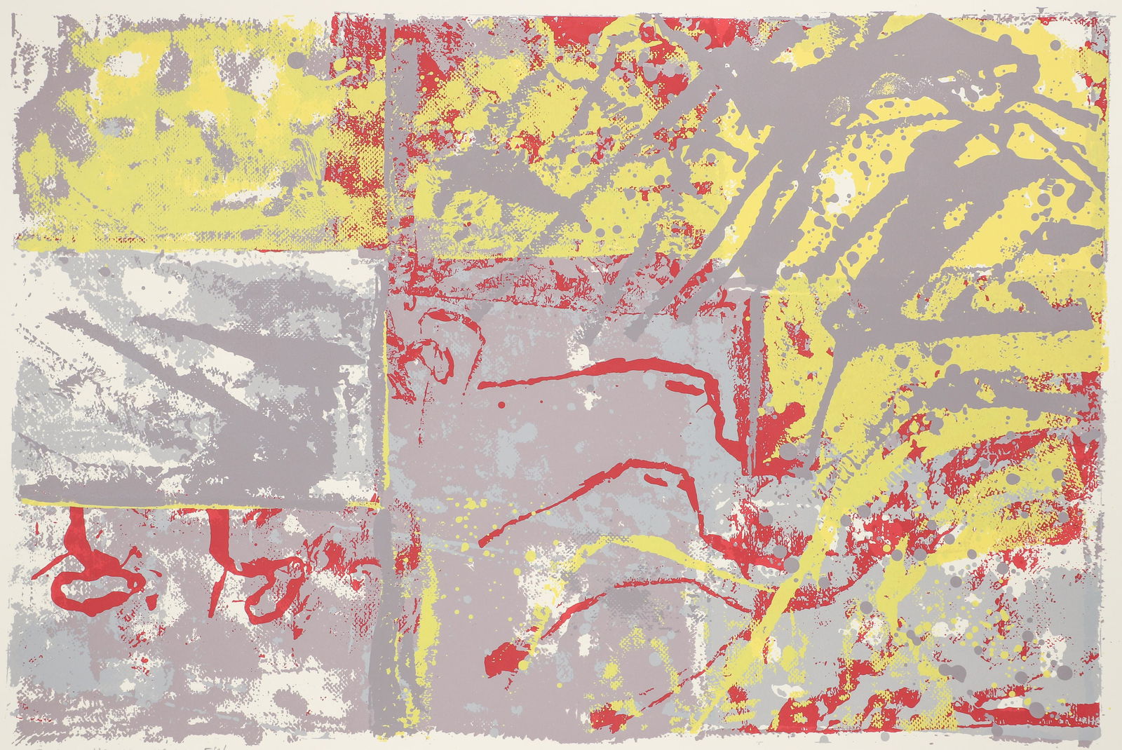 Walter Darby Bannard orig silkscreen Black Hound Night (1 of 5)