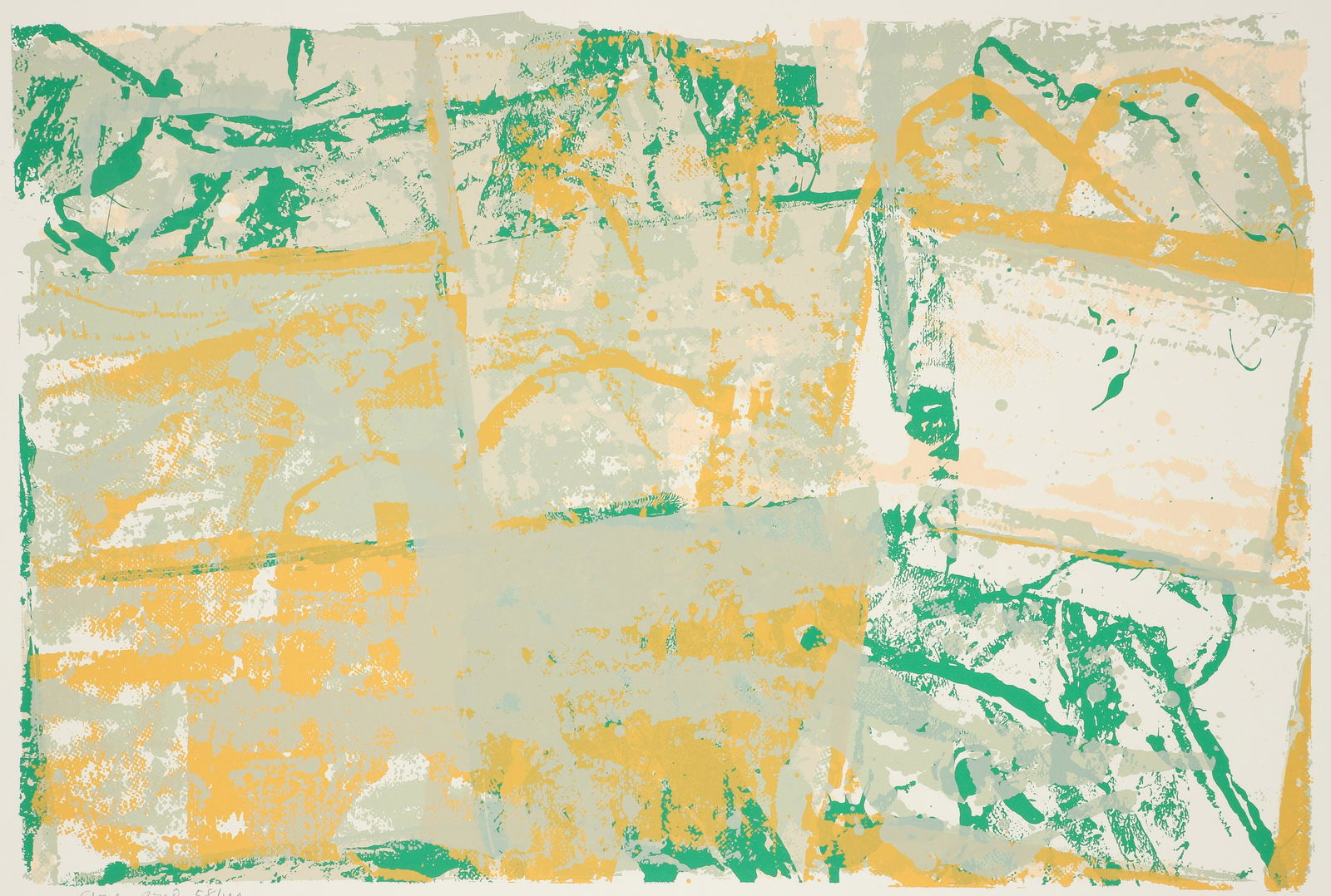 Walter Darby Bannard Stone Pond orig serigraph signed (1 of 5)