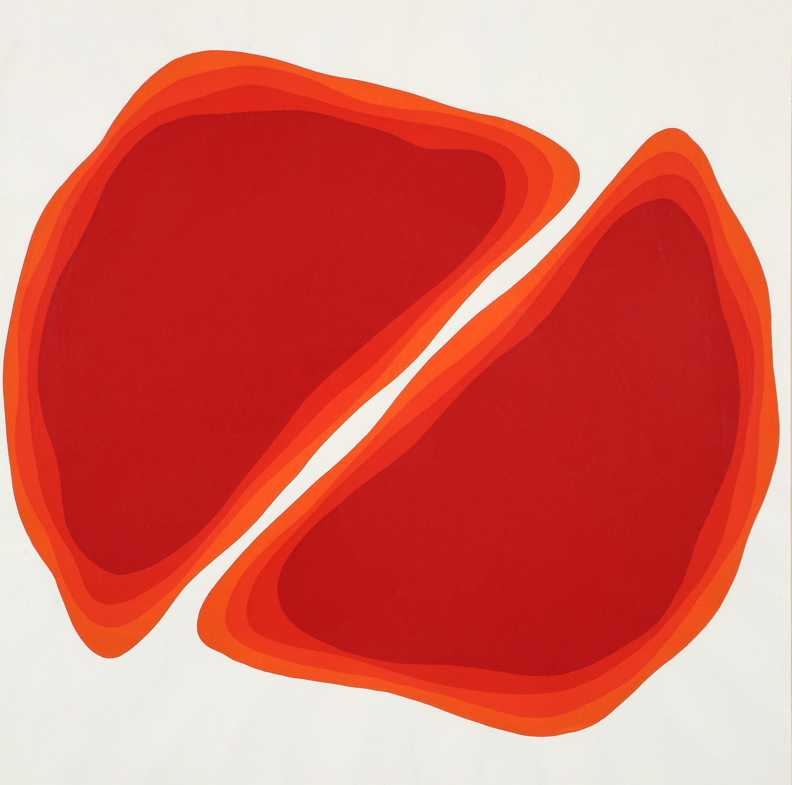 Nobu Fukui 1970 signed serigraph Number 7 (1 of 6)