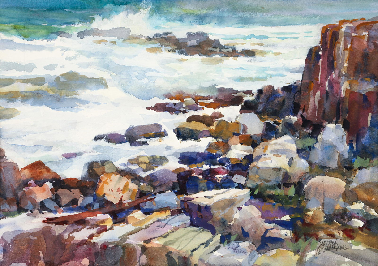 Carlton Plummer AWS watercolor Incoming Tide (1 of 5)
