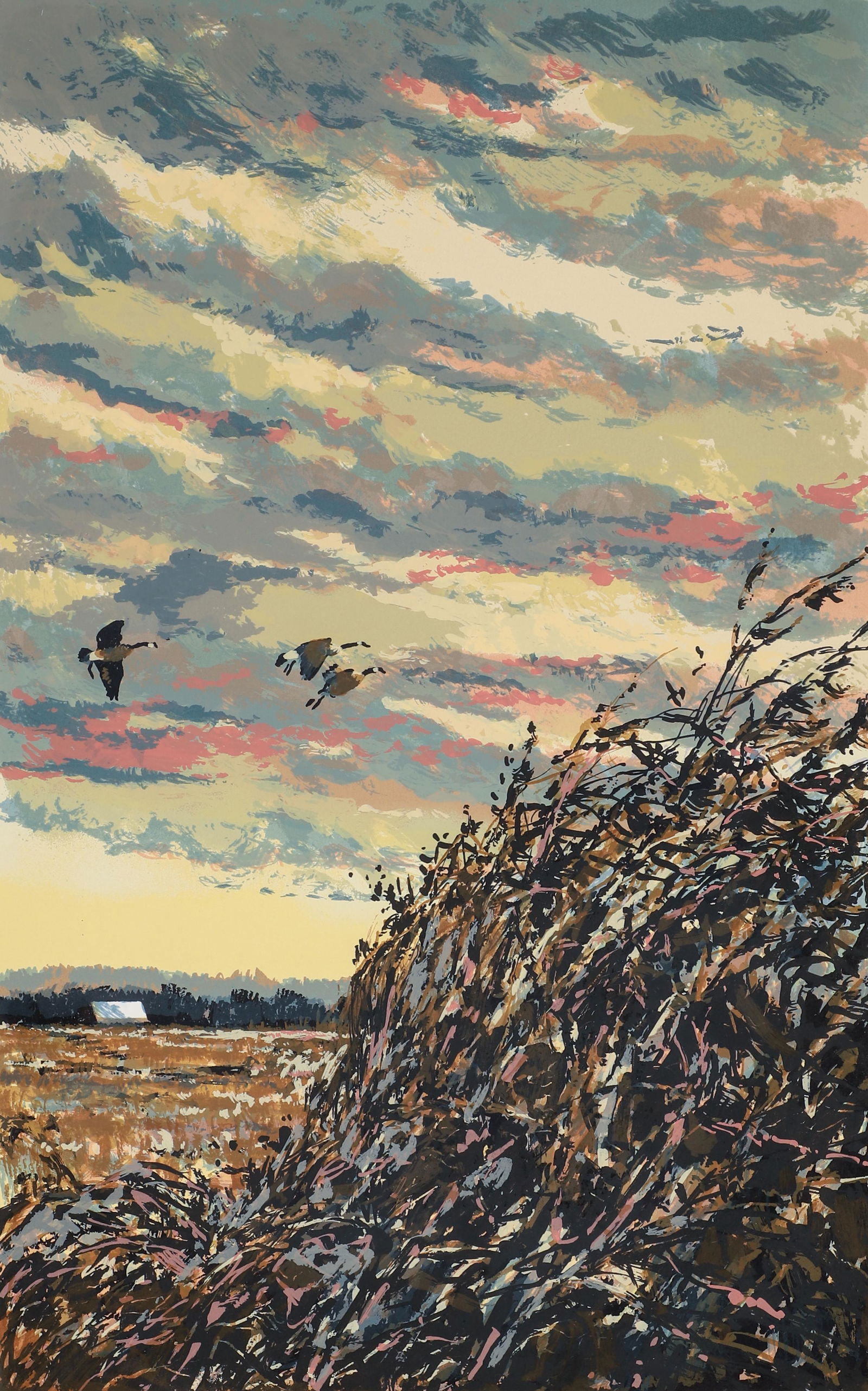 Michael Schofield orig serigraph Summer Days (1 of 5)