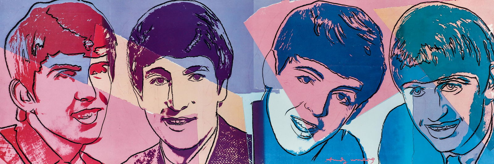 Andy Warhol The Beatles Poster 1980 (1 of 4)