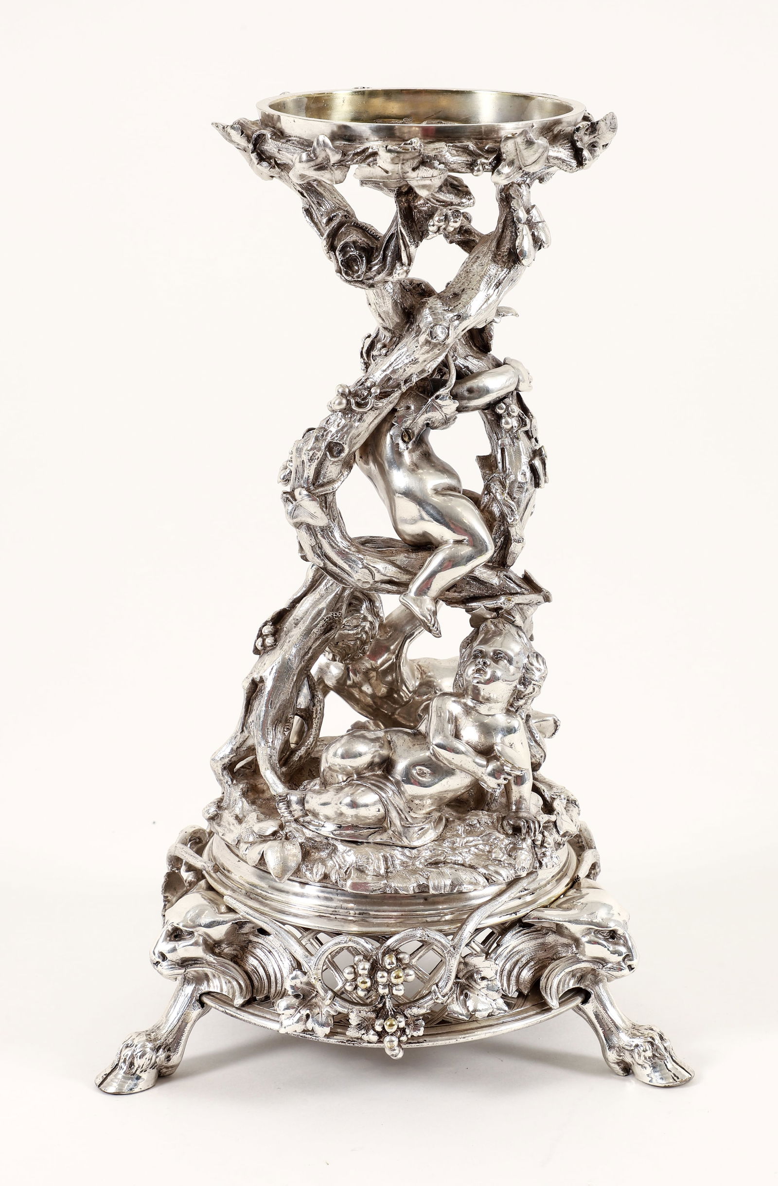 Christofle Silver Plated Bronze Figural Centerpiece (1 of 9)