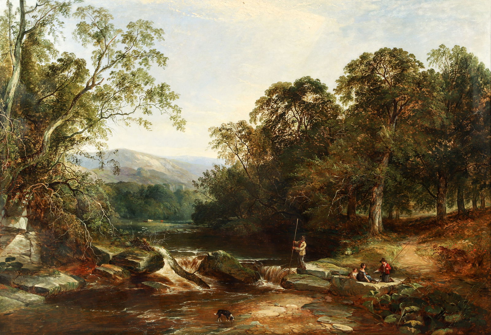 Attributed to Henry Jutsum View in Deepdale Oil (1 of 7)