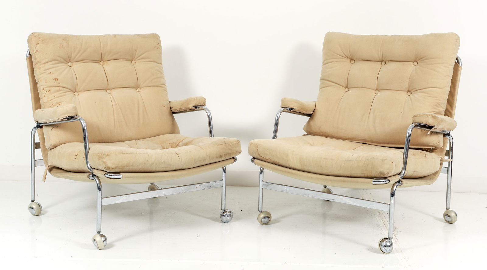 Pair of Bruno Mathsson for Dux Karin Chairs (1 of 6)