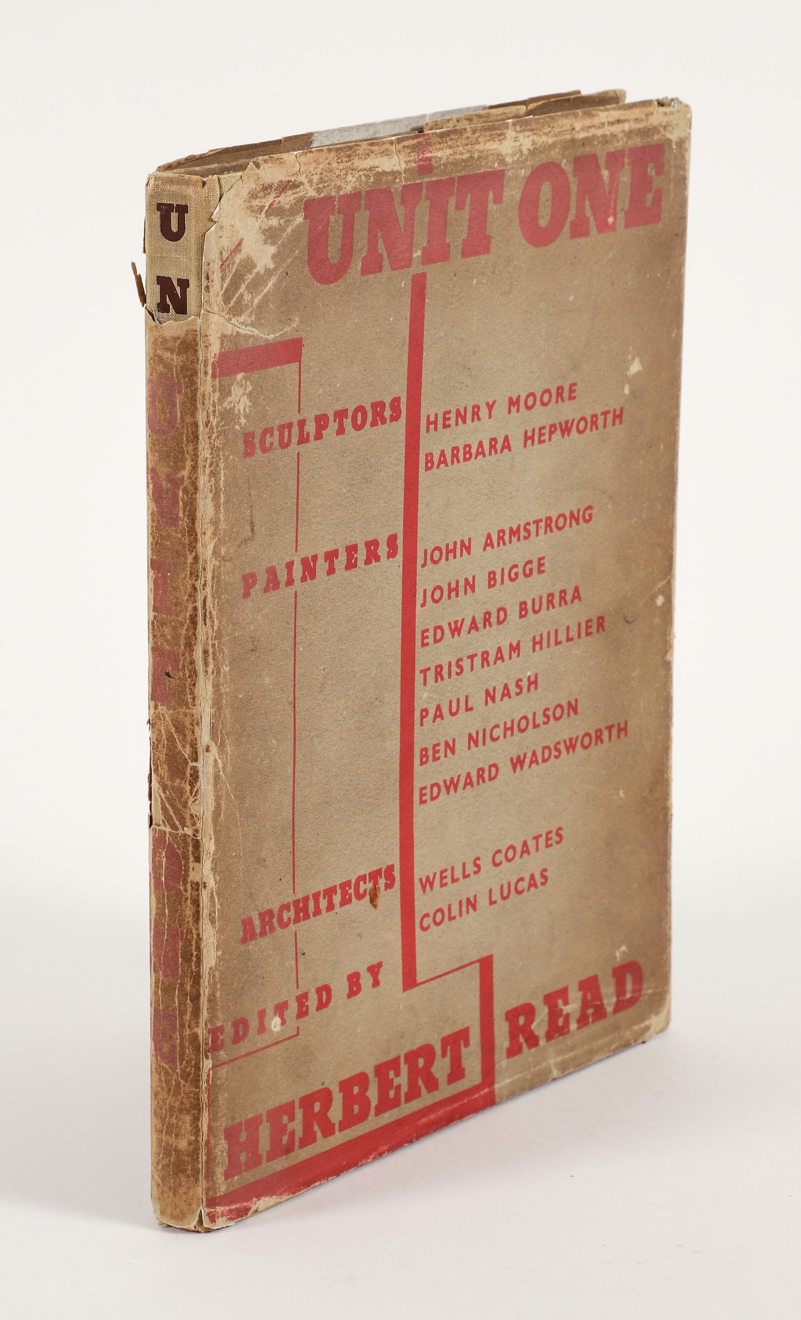 Unit One exhibition catalog in DJ 1934 Herbert Read (1 of 4)