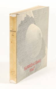 Surrealisme en 1947 with 20 of 25 original prints: Breton, Andre and Marcel Duchamp (editors), Le Surrealisme en 1947, number 439 of 950 copies of the deluxe edition, with 20 of the 25 original prints bound in, this copy lacking the color lithographs