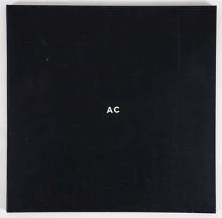 Dieter Roth Book AC 1958-1974 artist book 1 of 100: Roth, Dieter (aka Diter Rot) (German/Swiss, 1930-1998), Book AC 1958-1974, printed and published by Ives-Sillman, New Haven, CT, complete set of 24 slotted sheets (12 black and 12 white) housed in cla
