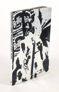 Andy Warhol Index Book 1967 Complete First ed: Warhol, Andy, Andy Warhol's Index Book, 1967, first printing, softcover, original wraps, Black Star Books / Random House, compete with all 10 elements present: pop-up castle, paper accordion (still sq