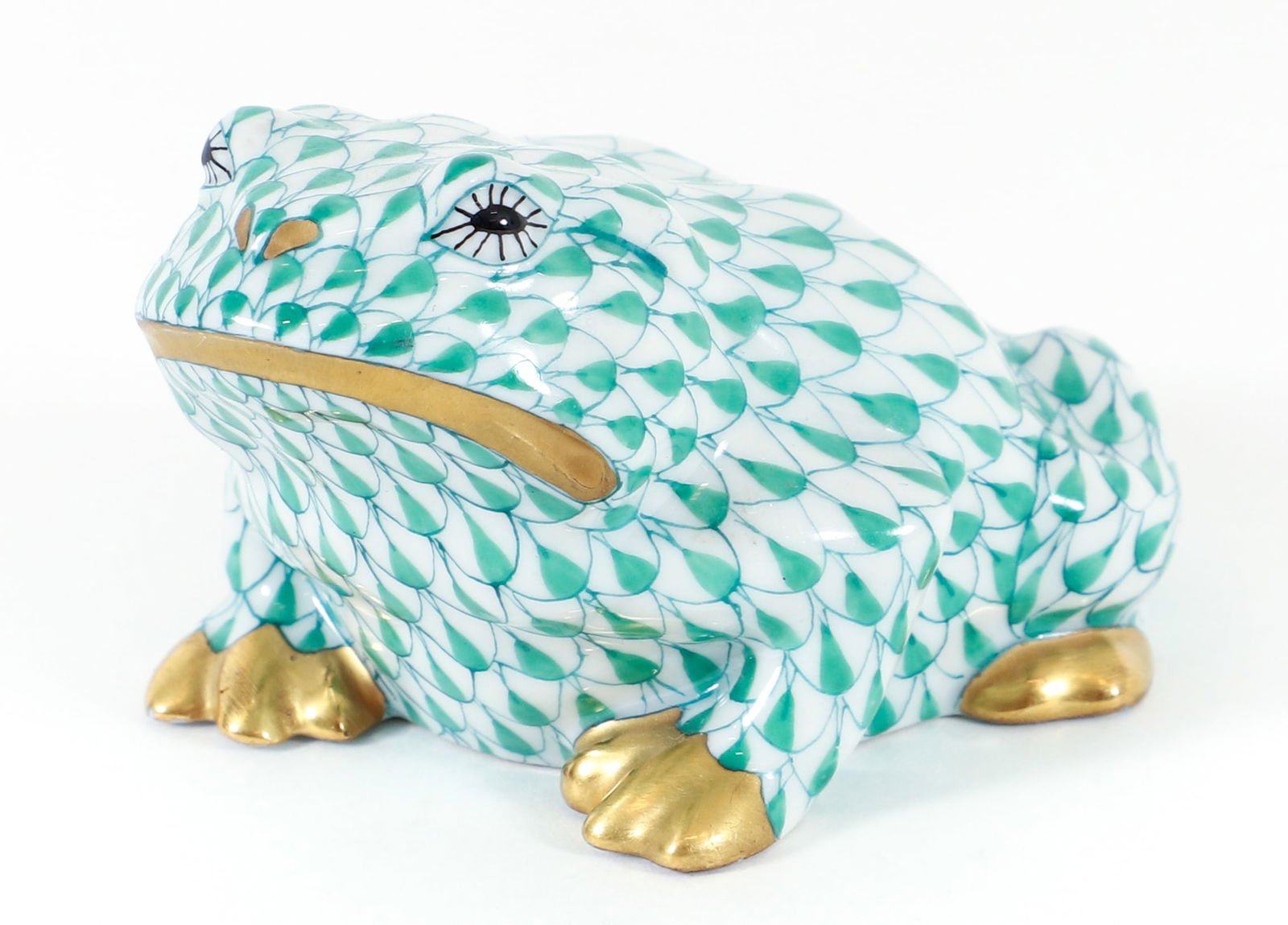 Porcelain Herend Frog Figurine (1 of 7)