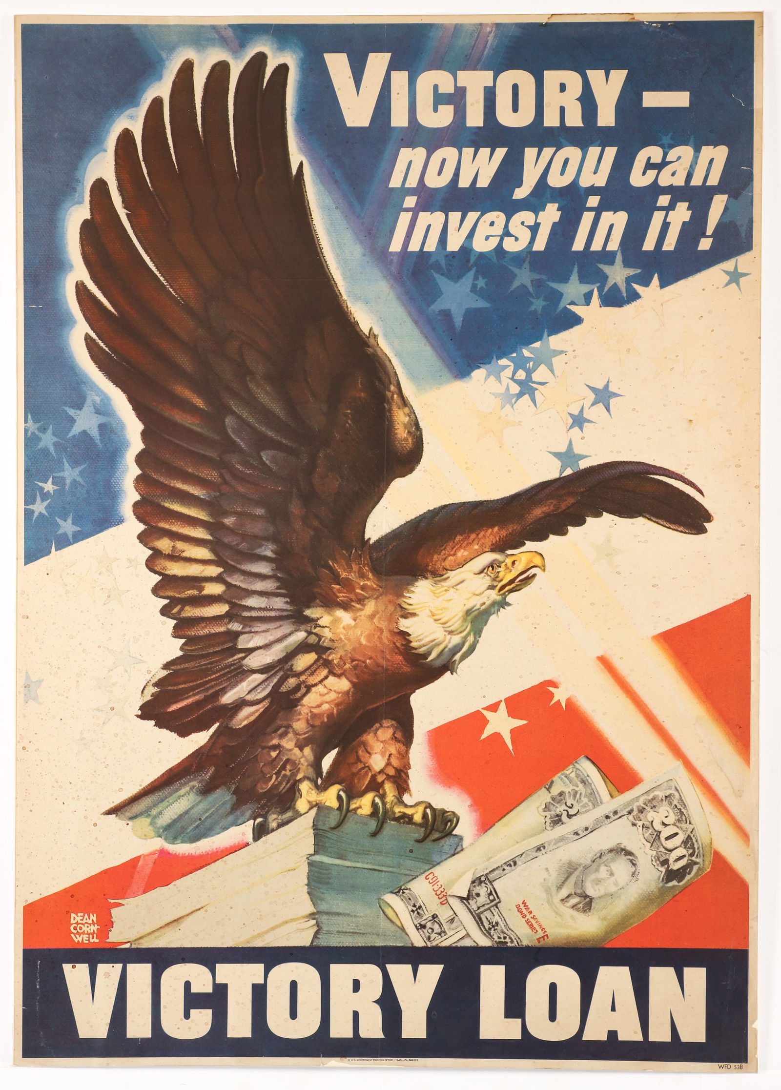 Dean Cornwell Victory Loan WWII Propaganda Poster (1 of 3)