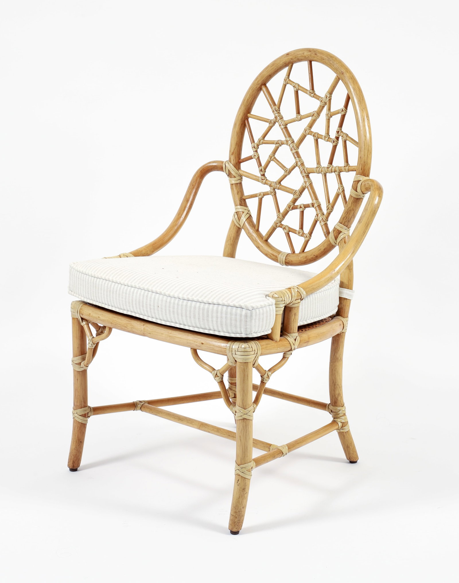McGuire Rattan and Cane Side Chair (1 of 6)