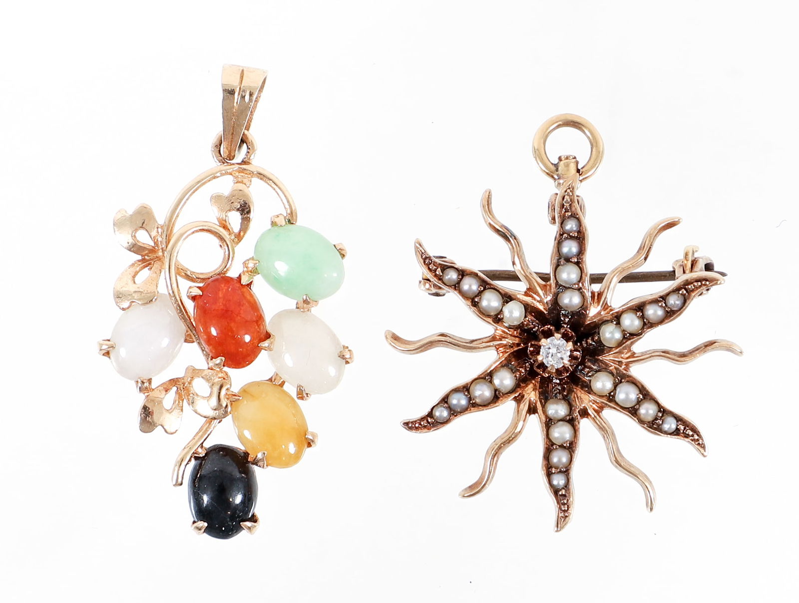 14K Semi-Precious Pendants (1 of 4)