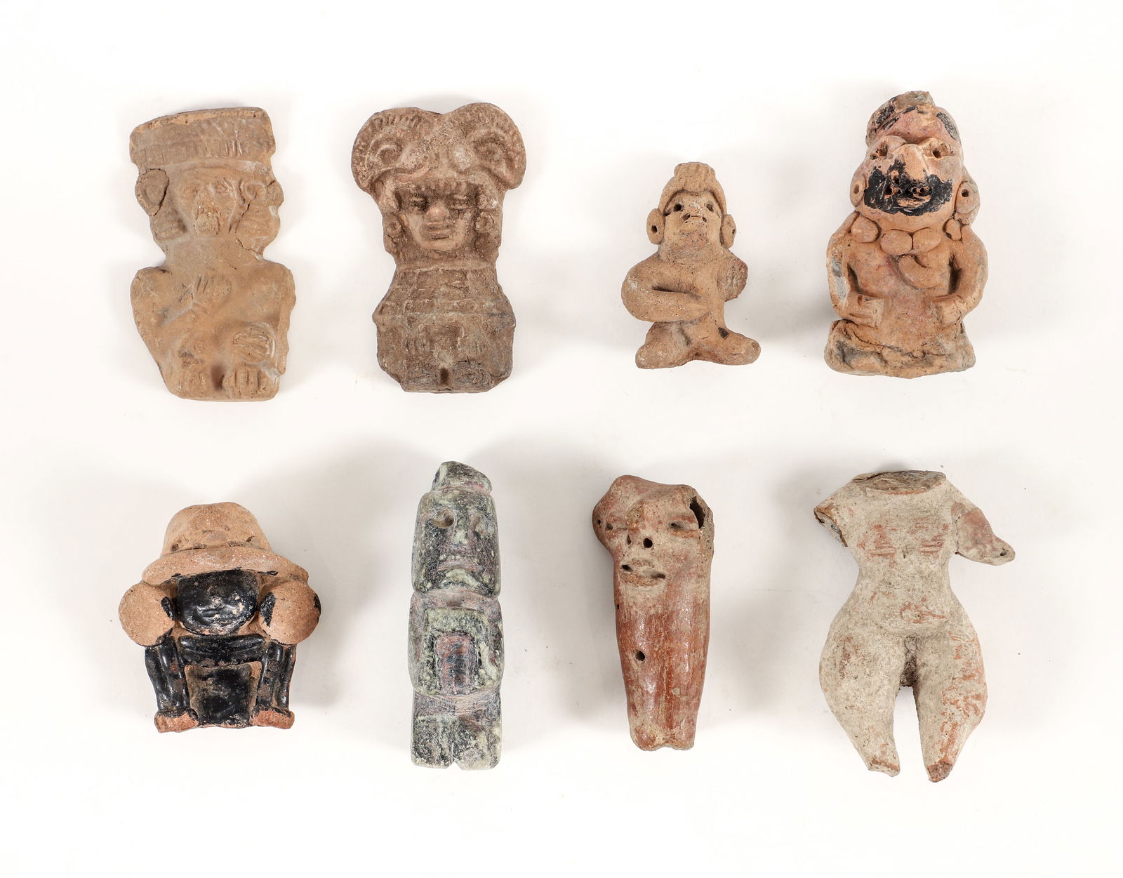 7 Pre-Aztec Effigy Figure Torsos from the Tlaxcala and Puebla Region (1 of 9)