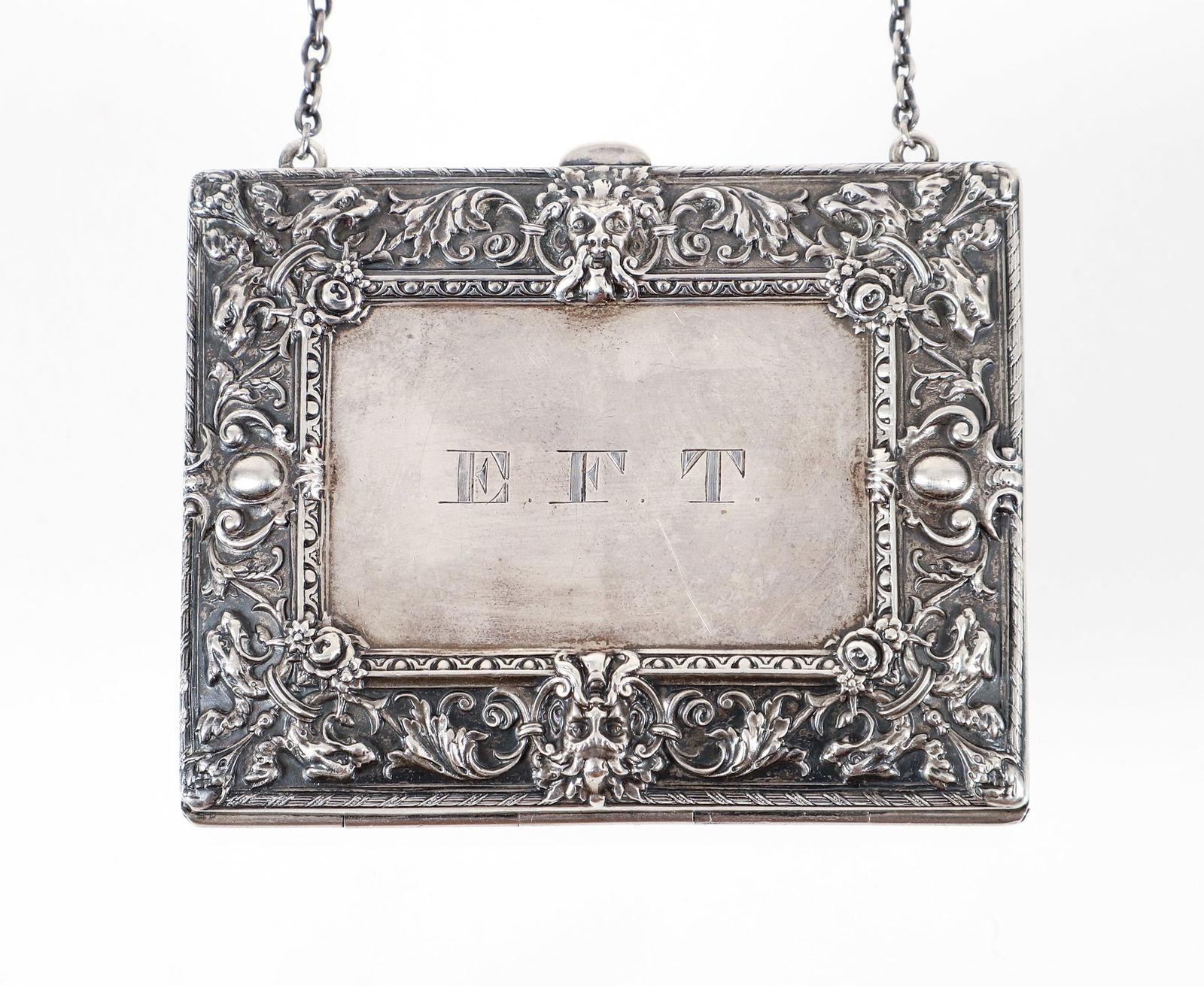 Ladies Antique Silver Coin Purse (1 of 3)