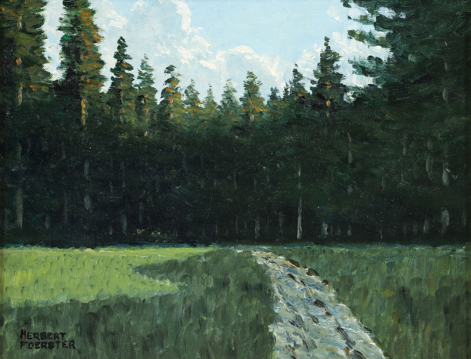 Herbert Foerster oil Edge of the Forest (1 of 4)