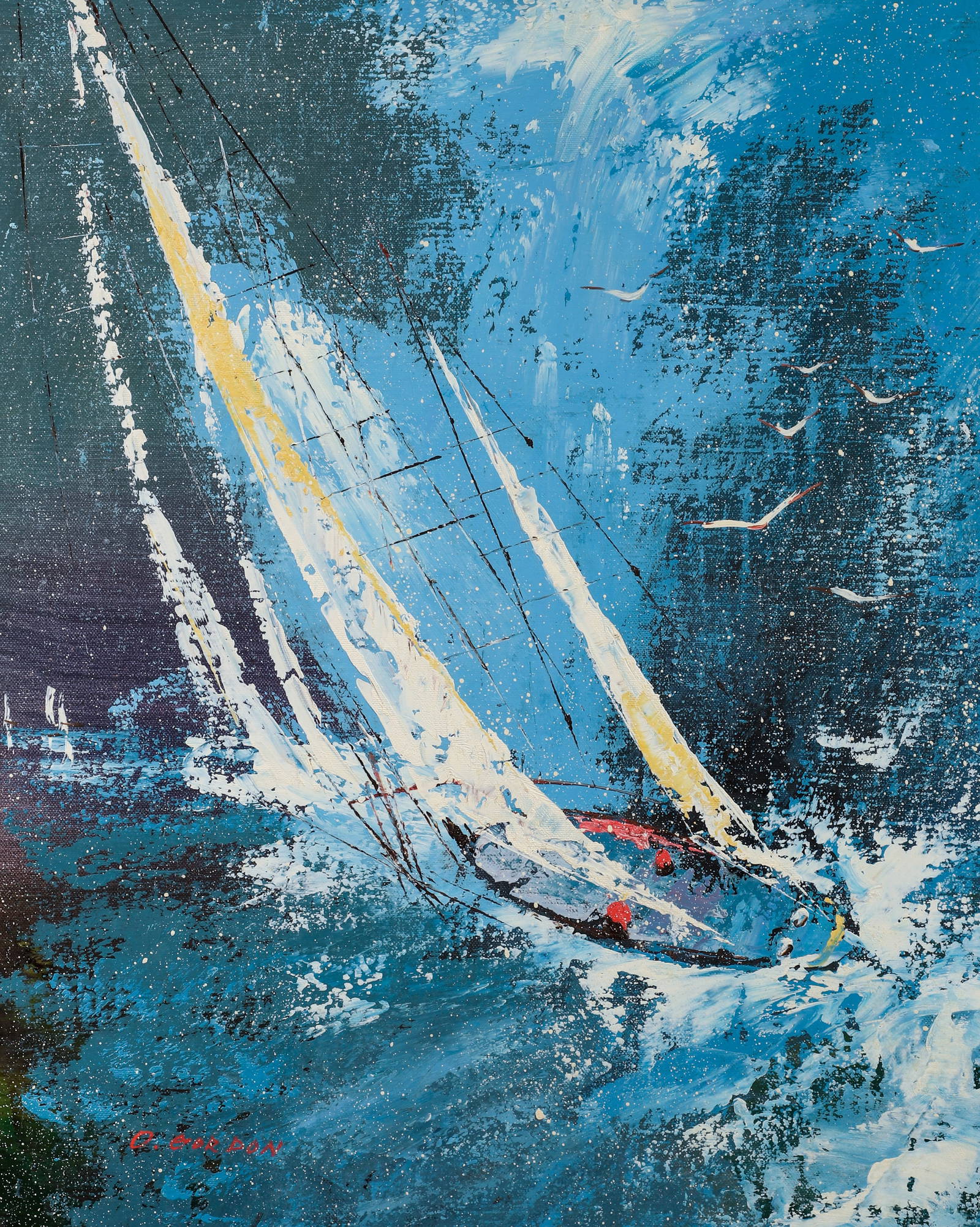 O. Gordon Oil 12 Meter Yacht Auction