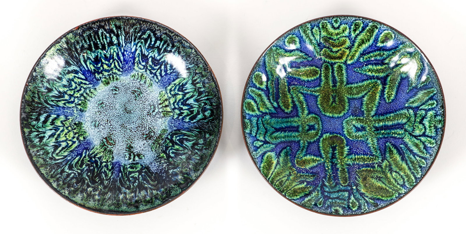 2 Ruth Lutman Mid Century Modern Enamel Dishes (1 of 9)