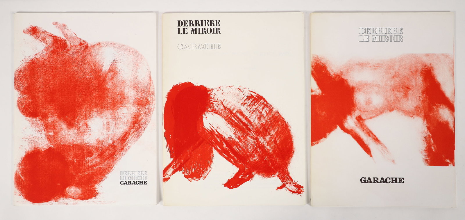 Claude Garache 3 Issues Derriere Le Miroir Lithos 1975-1980 (1 of 7)