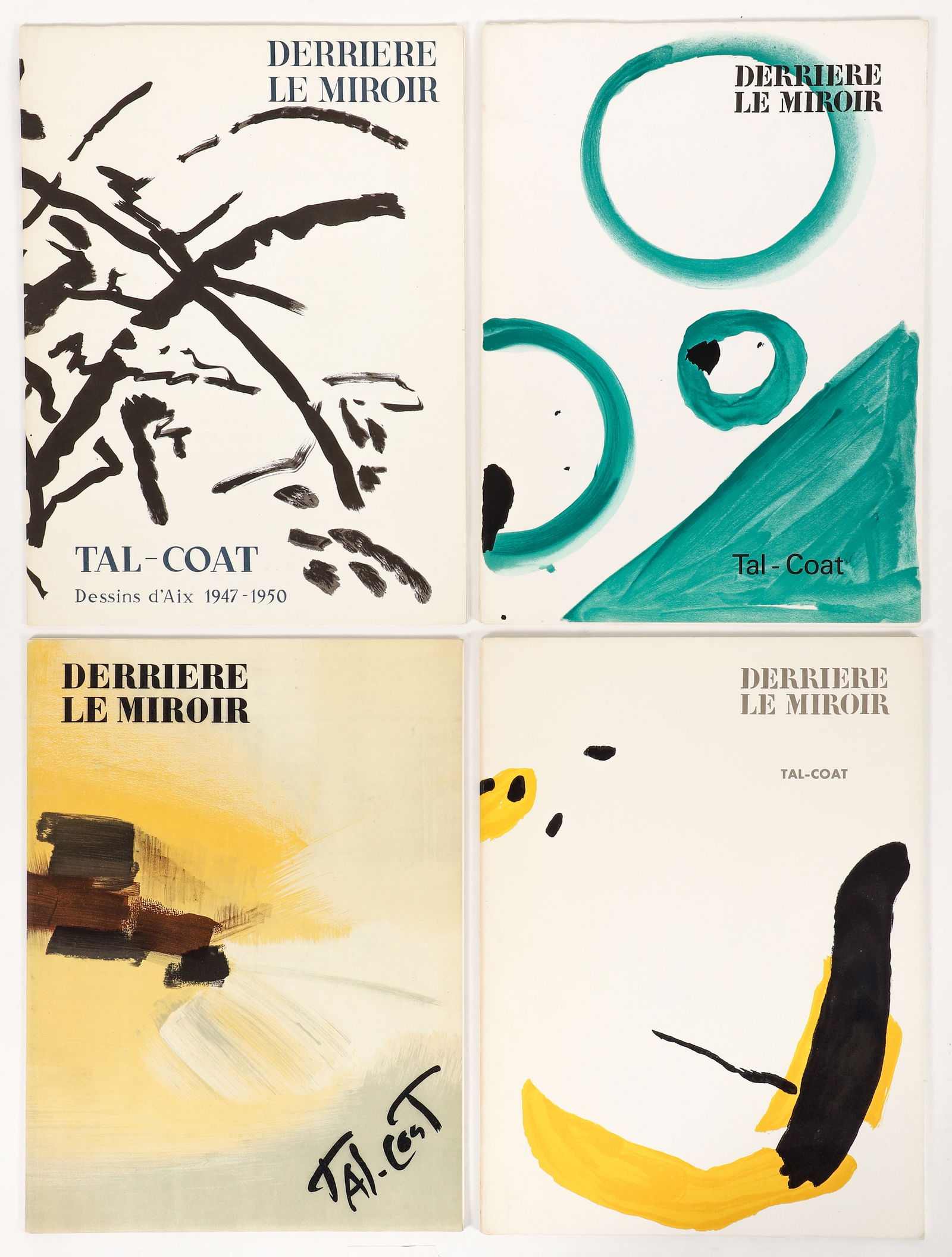 Tal-Coat 4 Issues Derriere Le Miroir Lithos 1959-1972 (1 of 9)