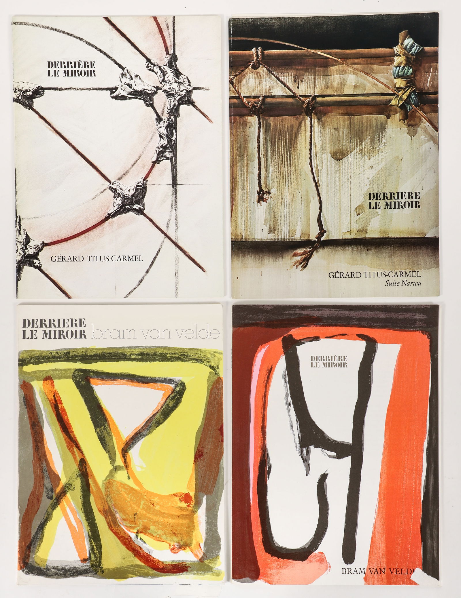 Van Velde and Titus-Carmel 4 Issues Derriere Le Miroir Lithos 1975-1981 (1 of 8)