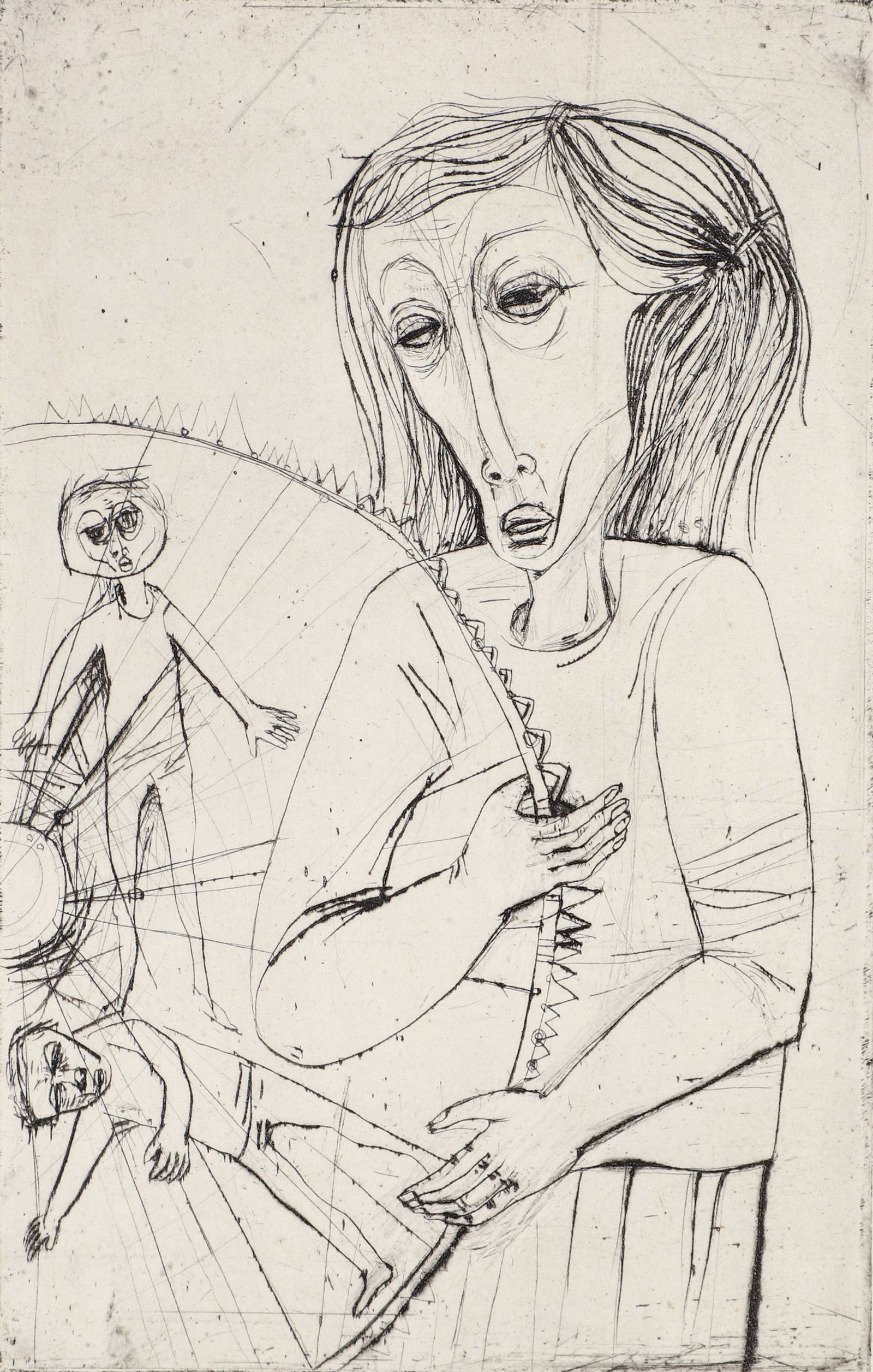 European Modernist Etching Signed 2/25 (1 of 4)