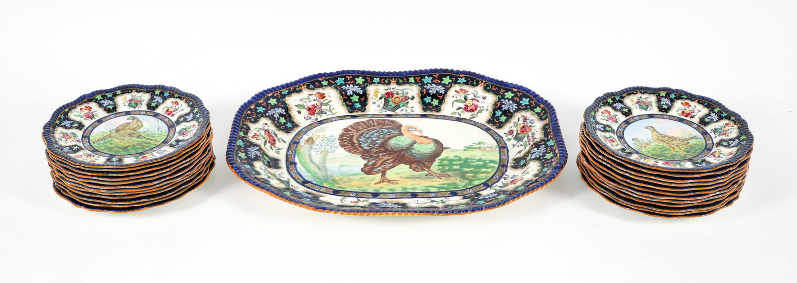 25 piece Set of Copeland Spode Upland Game Porcelain (1 of 12)