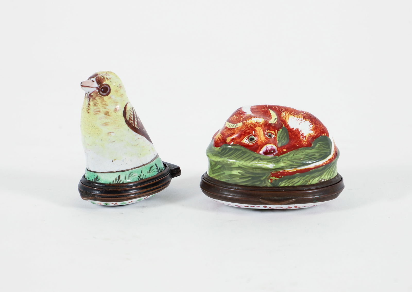 2 South Staffordshire Animal Form Enamel Bonbonnieres (1 of 9)