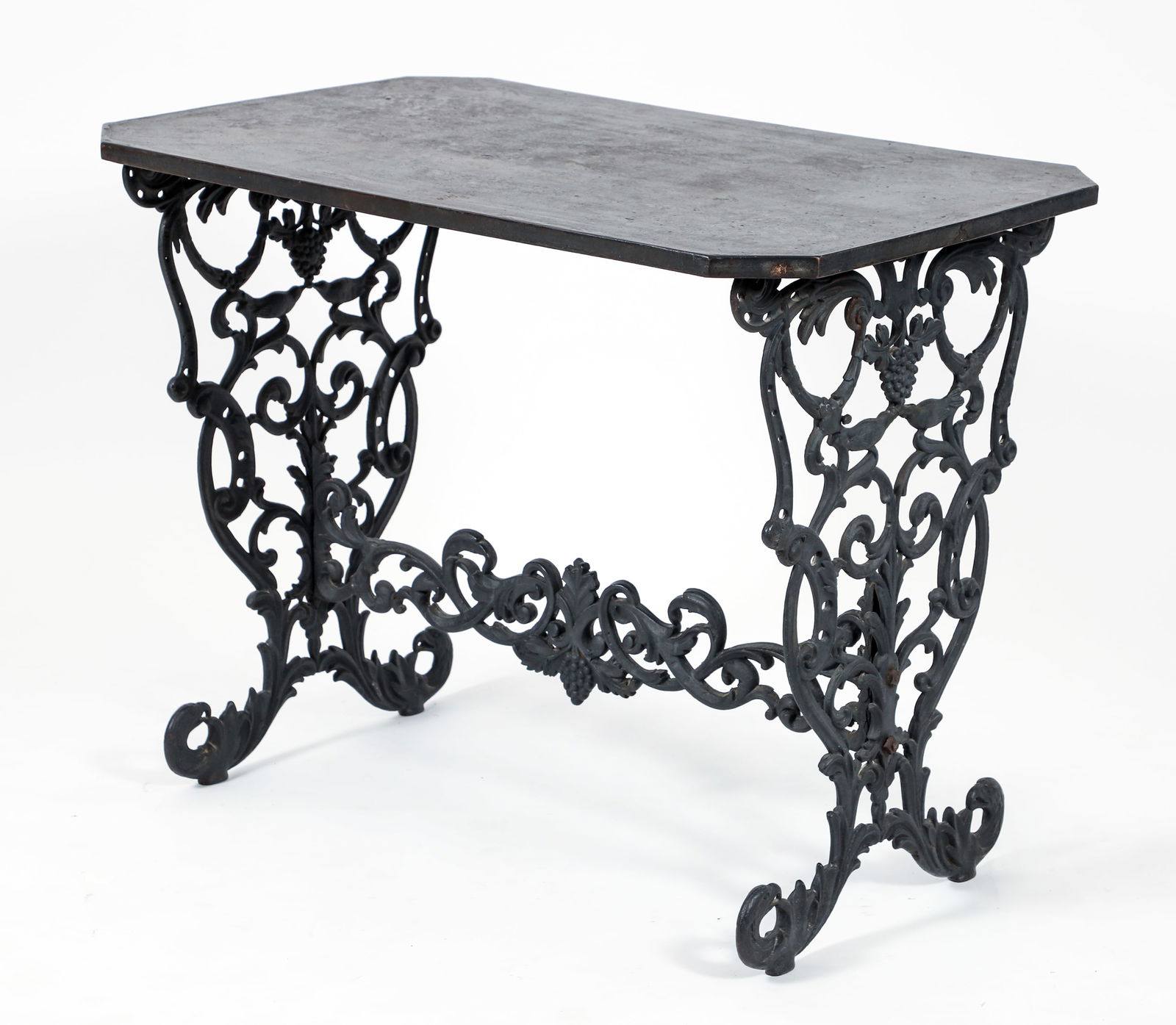 19th C. Coalbrookdale Style Cast Iron Garden Table (1 of 7)