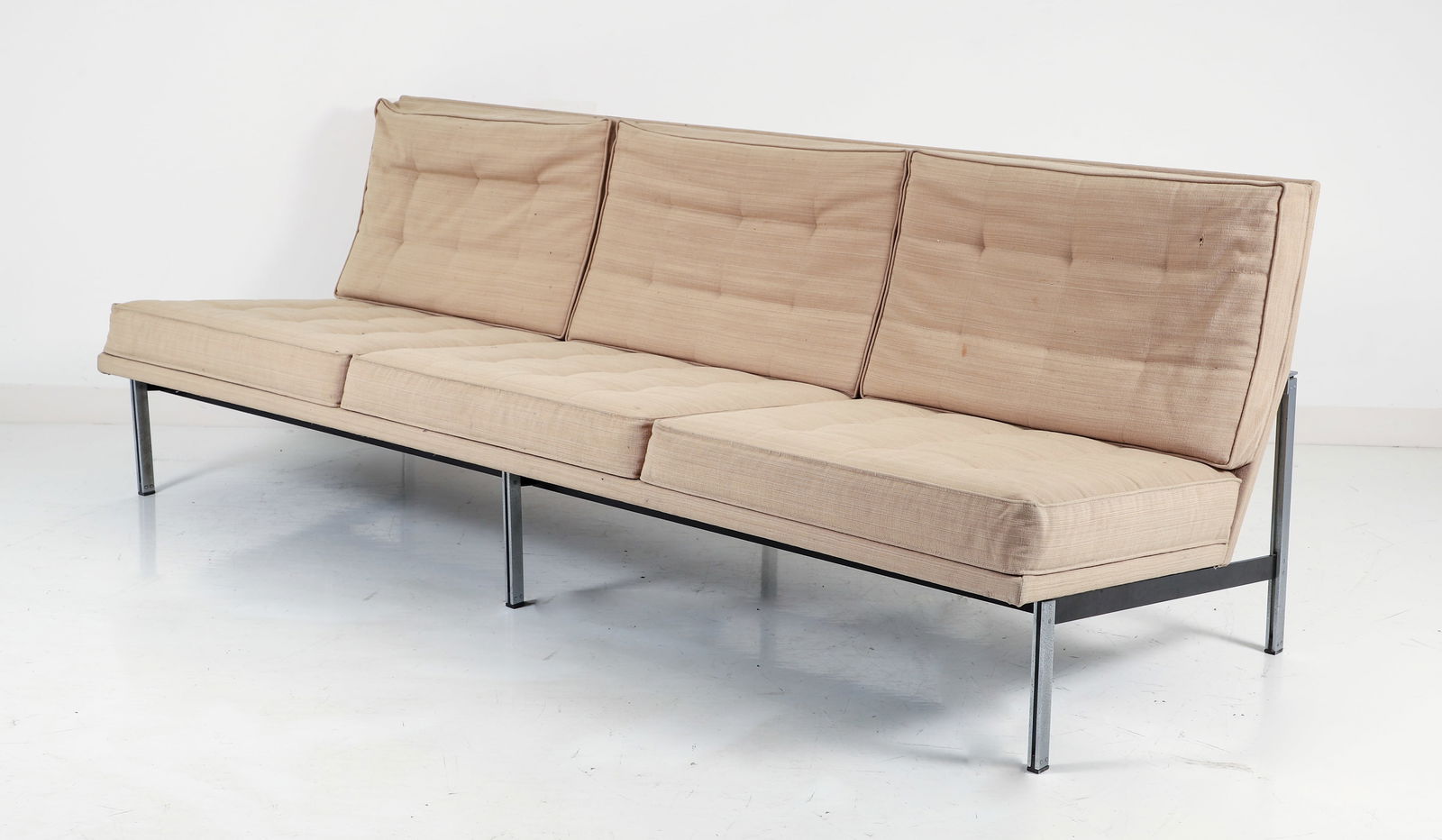 Florence Knoll 3 seat Parallel Bar Sofa (1 of 9)