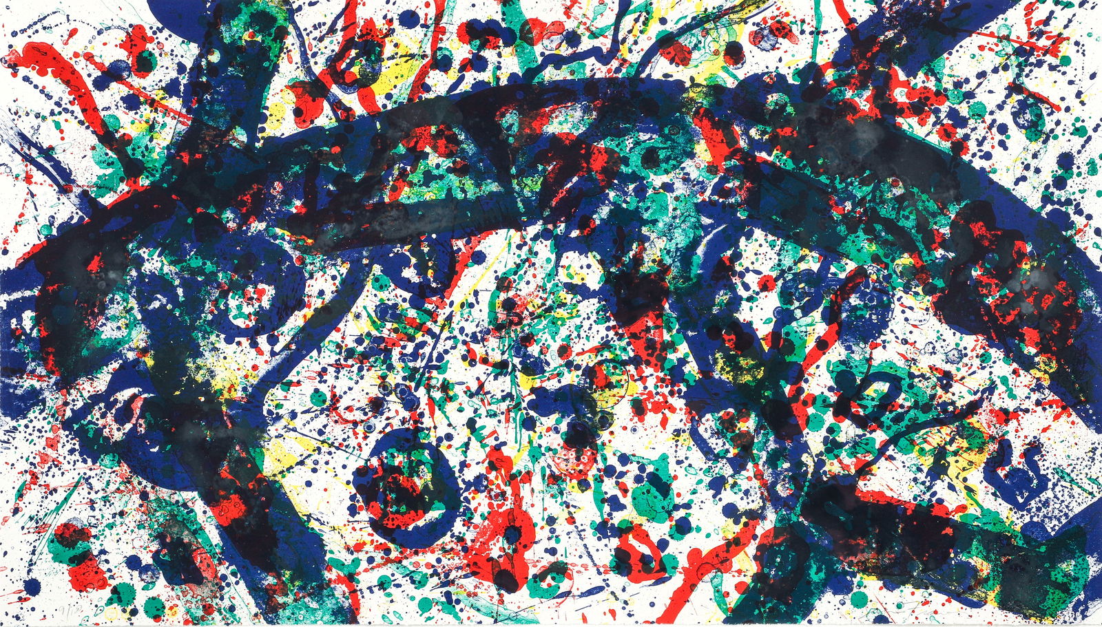 Sam Francis 1974 Untitled Abstract Signed Original Litho (1 of 5)