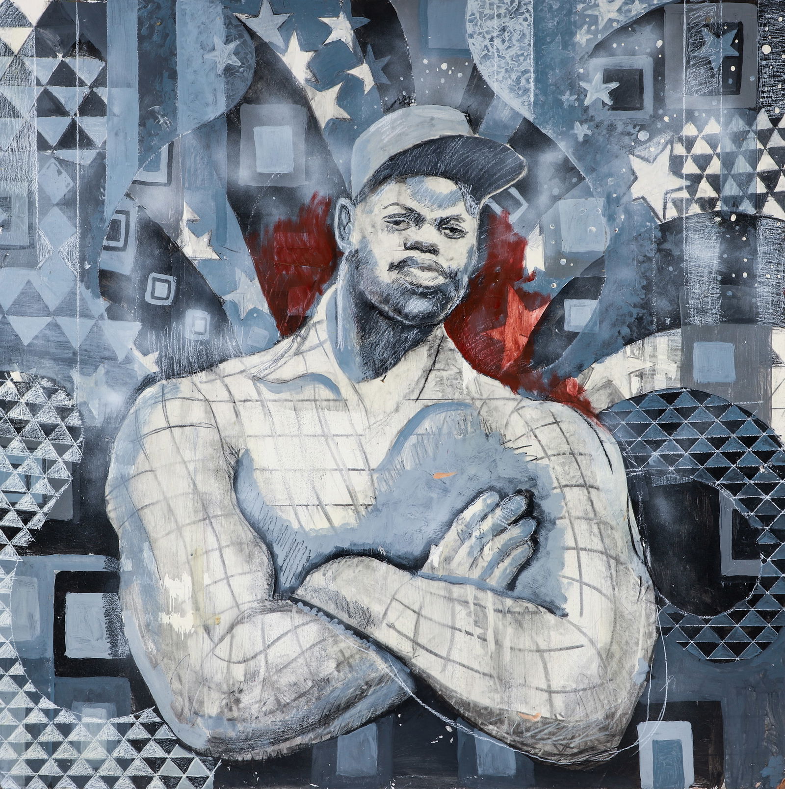 George Gist Negro League Baseball Player Mixed Media (1 of 5)