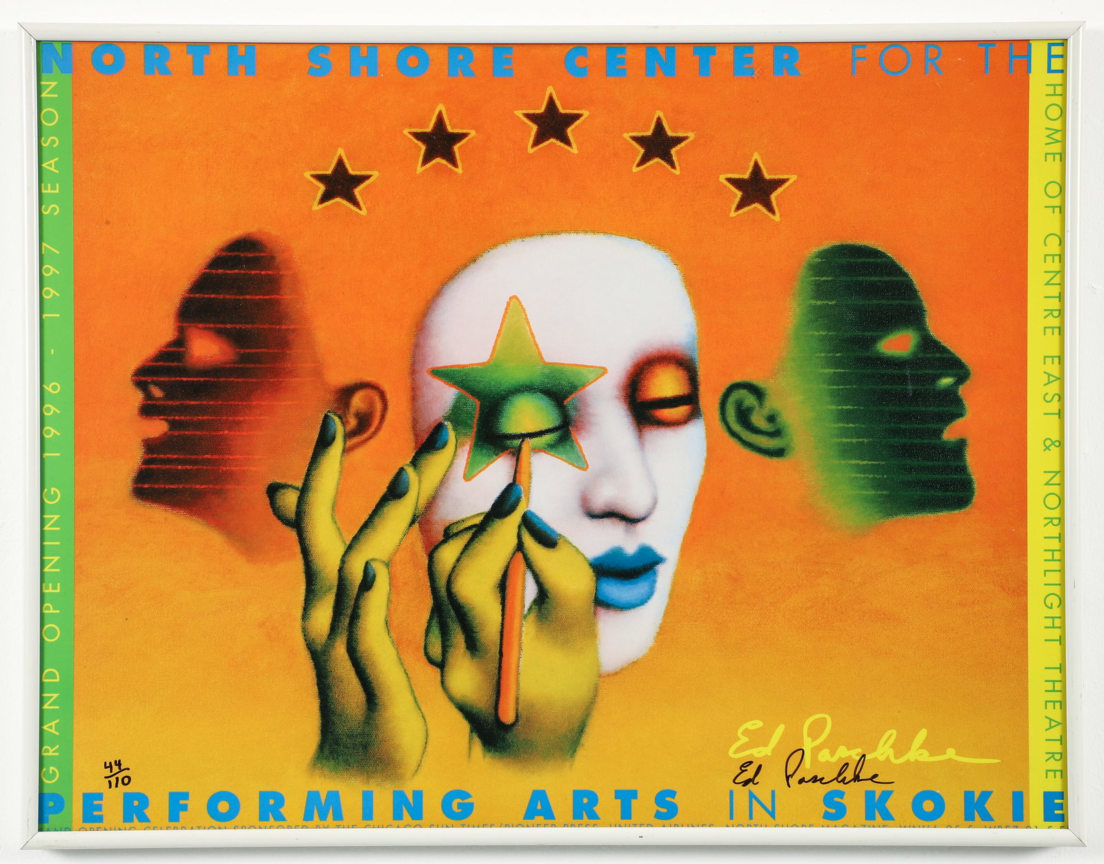 Ed Paschke Signed Limited Poster 1996 (1 of 3)
