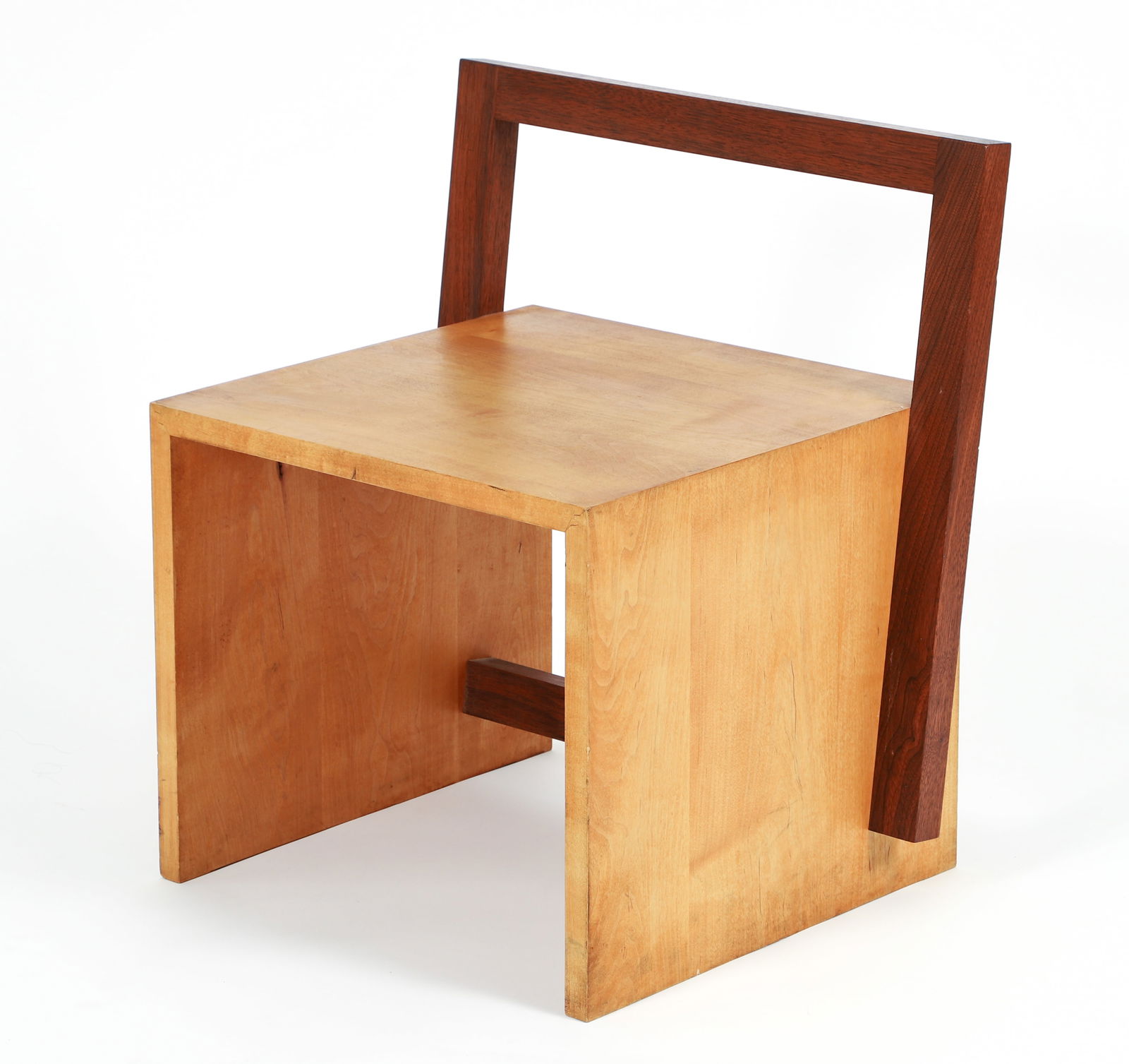 Tadao Arimoto Modernist Two Tone Wood Chair (1 of 5)