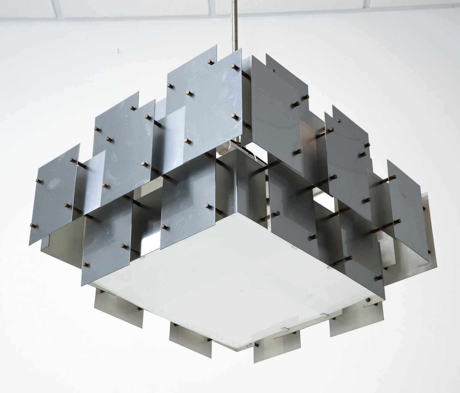 Robert Sonneman Cityscape Chandelier 1970s (1 of 7)