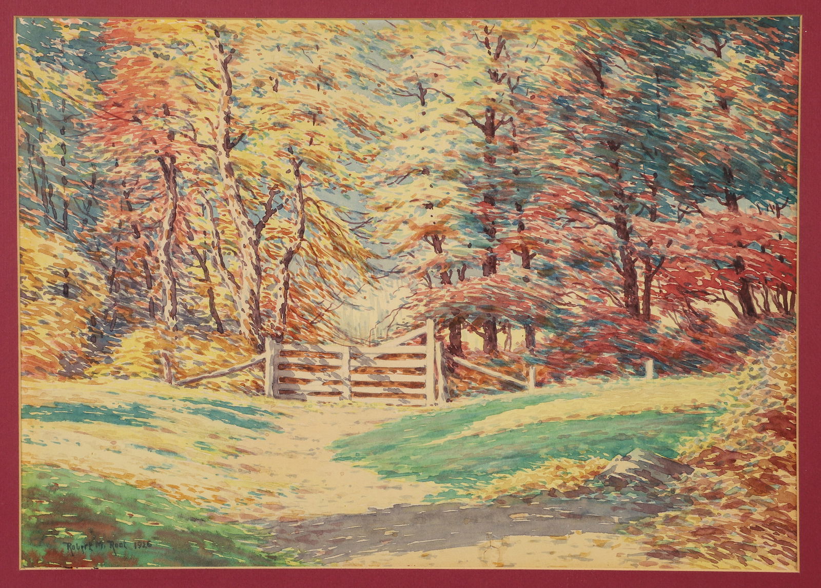 Robert Marshall Root Watercolor on Paper 1926 (1 of 3)