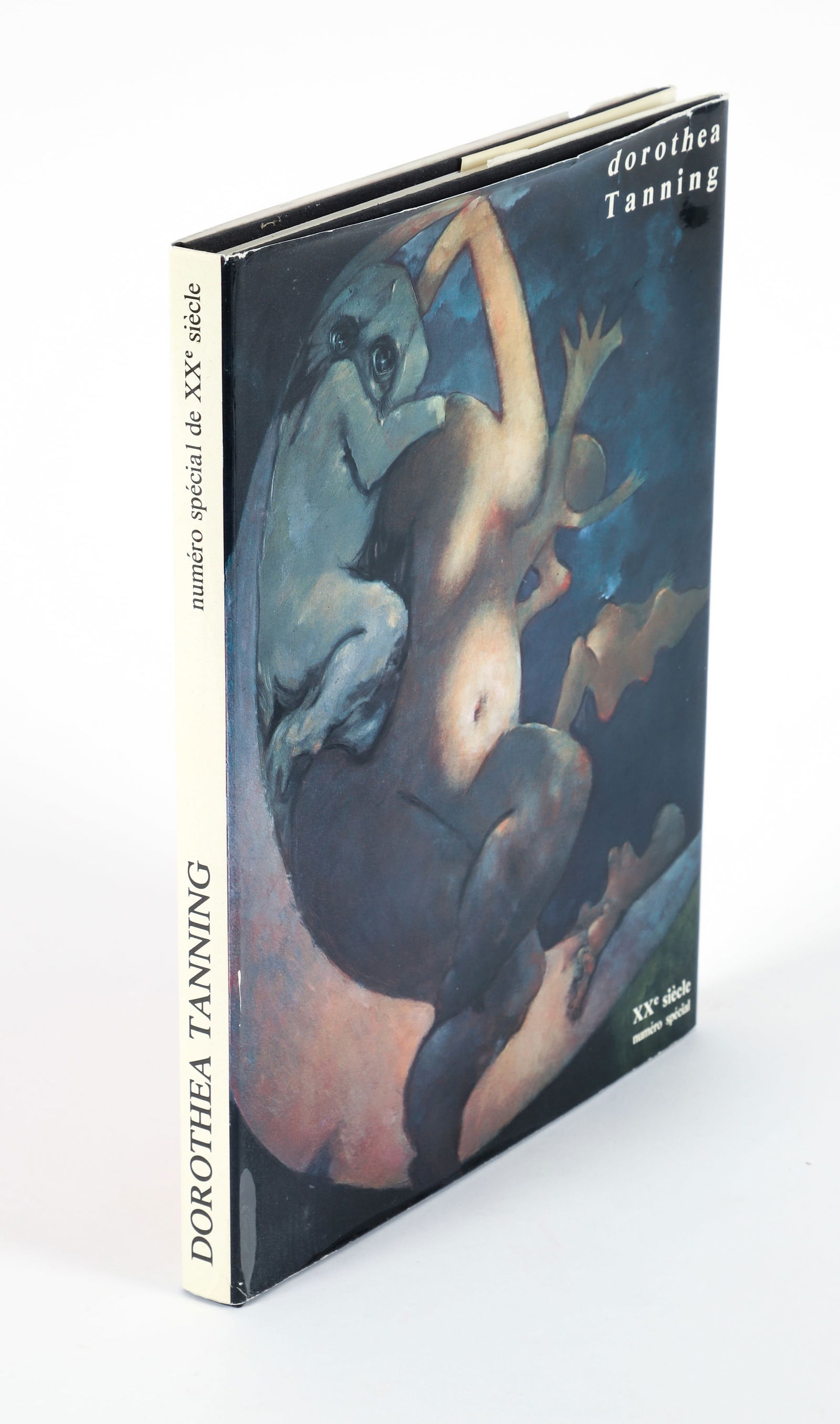 Miro Matta and Masson lithos for Dorothea Tanning Monograph 1977: Dorothea Tanning: Essais, Letrres, Poemes, 1977, complete with 4 original color lithographs - 2 by Miro (both double-page), plus one by Matta and Andre Masson - influenced by Tanning's career. First e