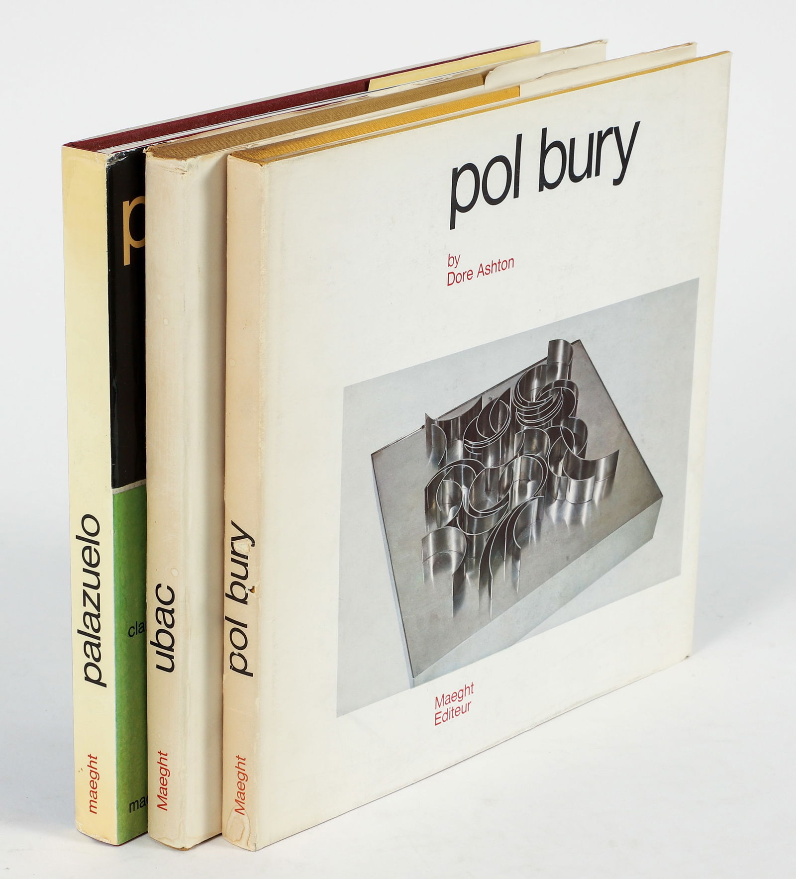 Raoul Ubac, Pol Bury, Palazuelo signed monographs (1 of 5)