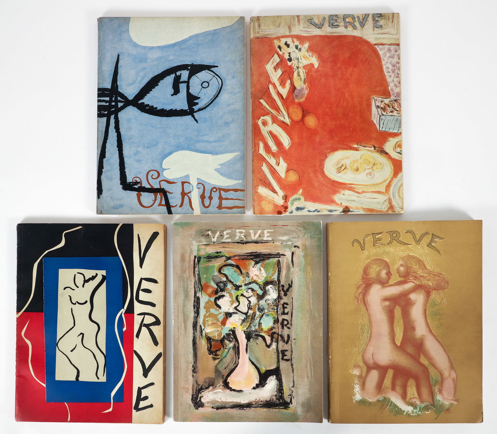 First 6 issues of Verve with many lithographs 1937 (1 of 10)