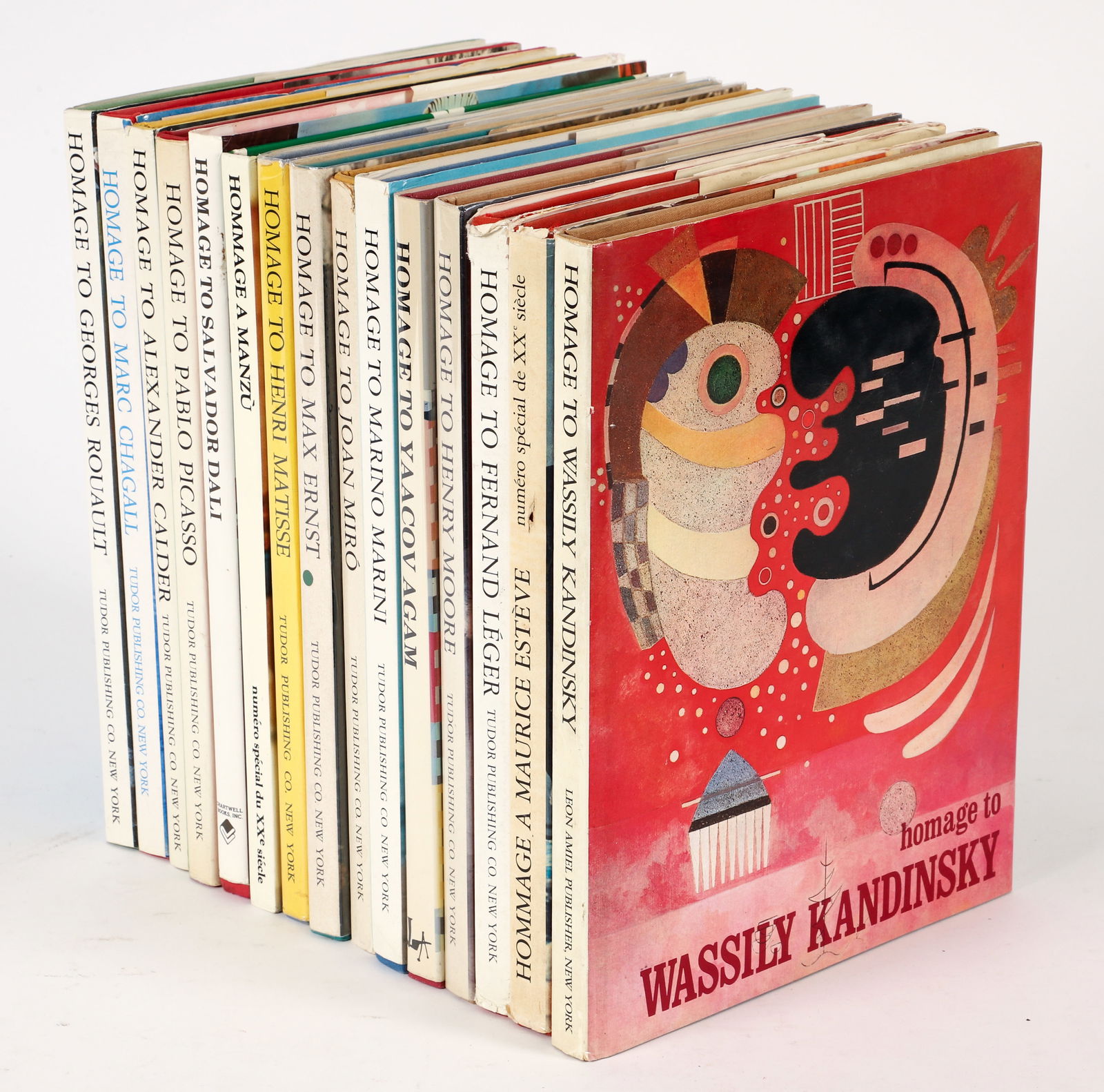 15 books from Homage Series each with at least one Lithograph (1 of 5)